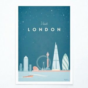 Plakat Travelposter London, A2
