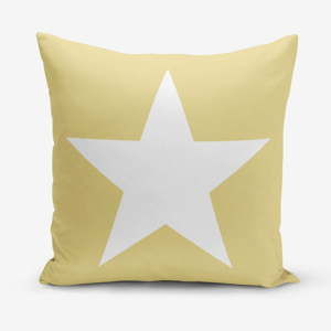 Żółta poszewka na poduszkę Minimalist Cushion Covers Stars, 45x45 cm