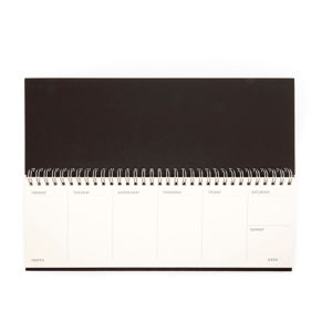 Brązowy kalendarz do klawiatury Kikkerland Writersblok