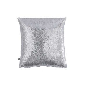 Poduszka w srebrnym kolorze z cekinami Bella Maison Diamond, 50x50 cm