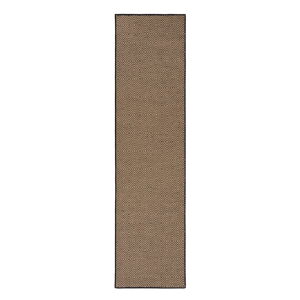 Czarny/naturalny chodnik z juty 60x230 cm Diamond – Flair Rugs
