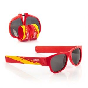 Czerwone zwijane okulary przeciwsłoneczne InnovaGoods Sunfold Mondial Spain