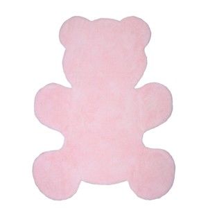 Różowy dywan dziecięcy Nattiot Little Teddy, 80x100 cm