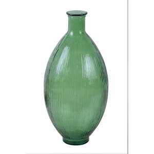 Zielony wazon ze szkła z recyklingu Ego Dekor Ares, wys. 59 cm