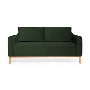 Ciemnozielona sofa 3-osobowa Vivonita Milton Trend