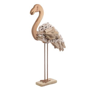 Drewniana figurka InArt Flamingo, wys. 45 cm