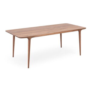 Stół z litego drewna orzechowego 90x180 cm Fawn – Gazzda