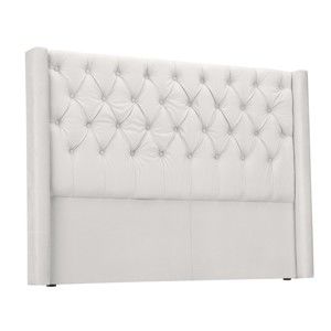 Biały zagłówek łóżka Windsor & Co Sofas Queen, 216x120 cm