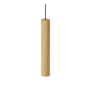 Lampa wisząca LED z drewnianym kloszem ø 3 cm Chimes – UMAGE