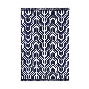 Niebiesko-biały dywan dwustronny Cihan Bilisim Tekstil Herakles, 140x215 cm