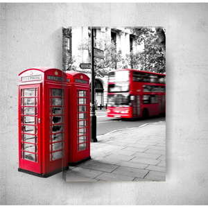 Obraz 3D Mosticx London Street, 40x60 cm