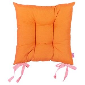 Pomarańczowa poduszka na krzesło Apolena Plain Orange, 41x41 cm