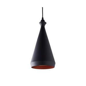 Czarna lampa sufitowa Native Industrial, ⌀ 20 cm