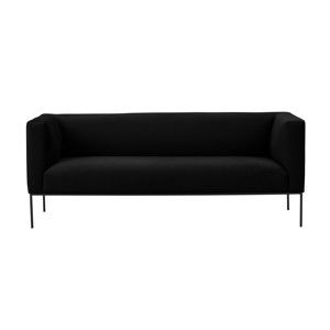 Czarna sofa Windsor & Co Sofas Neptune, 195 cm