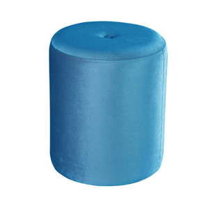 Niebieski puf JohnsonStyle Ellen Magic Velvet, ⌀ 40 cm