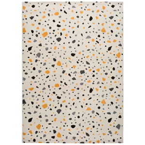 Biały dywan Universal Adra Punto, 57x110 cm
