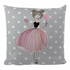 Bawełniana poduszka dziecięca Mr. Little Fox Pink Girl, 45x45 cm