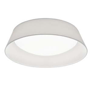 Biała lampa sufitowa LED Trio Ponts, średnica 45 cm
