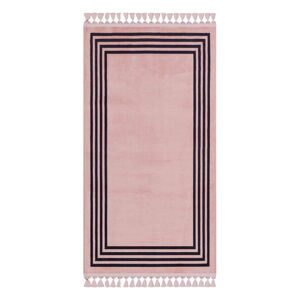 Różowy dywan odpowiedni do prania 160x100 cm − Vitaus