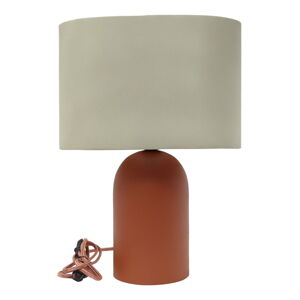 Brązowa/beżowa lampa stołowa (wysokość 41,5 cm) – Antic Line