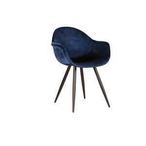 Ciemnoniebieskie aksamitne krzesła zestaw 2 szt. Forli – LABEL51