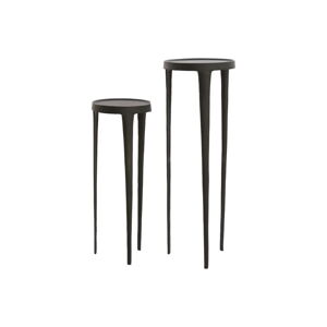 Metalowe okrągłe stoliki zestaw 2 szt. ø 35 cm Tobias – Light & Living