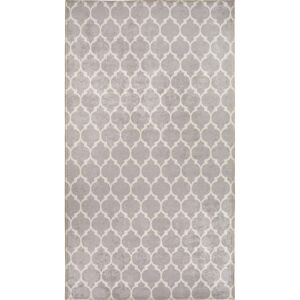 Jasnoszary/kremowy dywan odpowiedni do prania 80x50 cm - Vitaus
