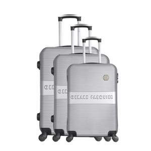 Zestaw 3 jasnoszarych walizek na kółkach GERARD PASQUIER Classa Valises