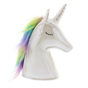 Skarbonka ceramiczna Just 4 Kids Unicorn Magic Head