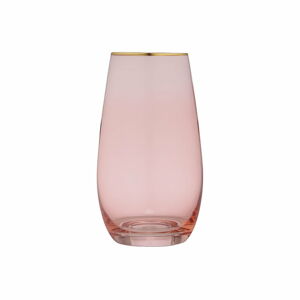Różowa szklanka Ladelle Chloe, 700 ml