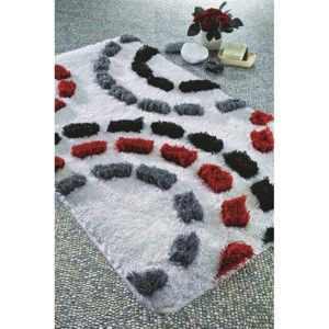 Wzorzysty dywanik łazienkowy Confetti Bathmats Arinna, 70x120 cm