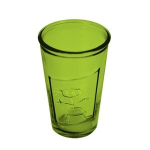 Zielona szklanka ze szkła z recyklingu Ego Dekor Afrodita, 300 ml