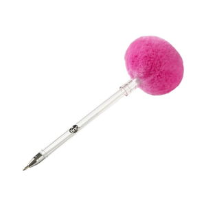 Długopis z różową ozdobą TINC Mallo Pom Pom