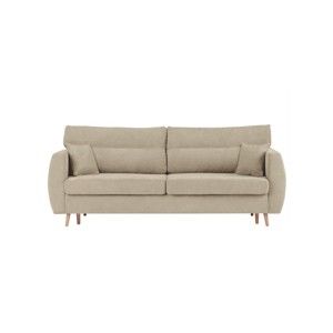 Beżowa 3-osobowa sofa rozkładana ze schowkiem Cosmopolitan design Sydney, 231x98x95 cm