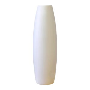 Biały ceramiczny wazon Rulina Roll, wys. 38 cm