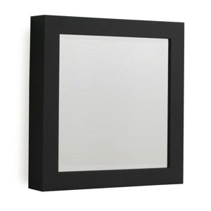 Czarne lustro ścienne Geese Thick, 50x50 cm