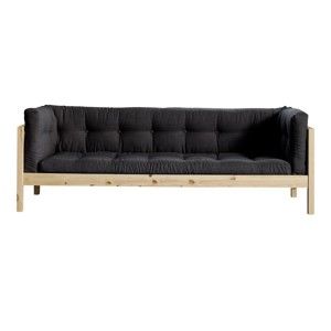 Sofa 3-osobowa Karup Fusion Natural/Linoso Dark Gray