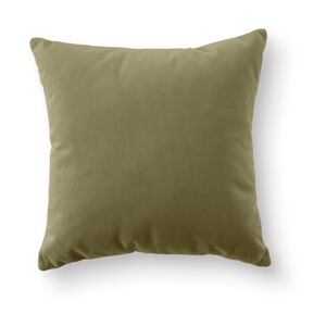 Zielona aksamitna poduszka na sofę Bean – EMKO