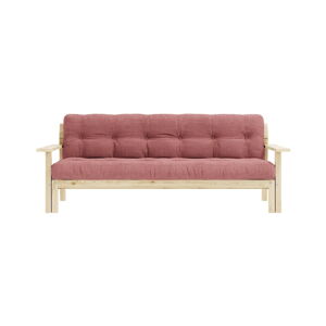 Różowa rozkładana sofa 218 cm Unwind – Karup Design