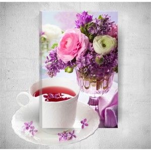 Obraz 3D Mosticx Romantic Tea Time, 40x60 cm