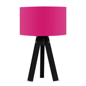 Lampa stołowa z różowym abażurem Kate Louise Blackie