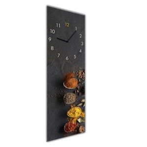 Zegar ścienny Styler Glassclock Spices, 20x60 cm