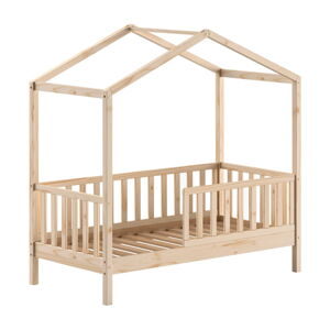 Naturalne łóżko dziecięce z litego drewna sosnowego 70x140 cm DALLAS – Vipack