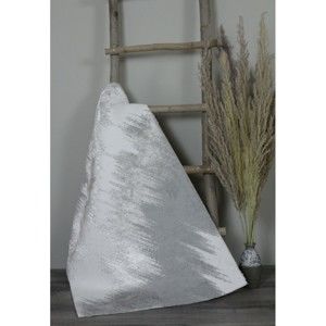 Jasnoszary bawełniany dywanik łazienkowy My Home Plus Sensation, 70x130 cm
