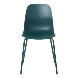 Turkusowe plastikowe krzesło Whitby – Unique Furniture