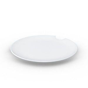 Zestaw 2 białych talerzy z porcelany 58products, ø 28 cm