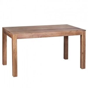 Stół z litego drewna akacji Skyport Alison, 140x80 cm