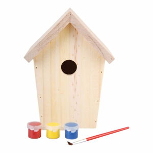 Drewniana budka dla ptaków z farbami Esschert Design
