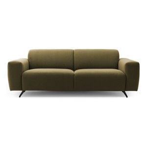 Ciemnozielona sofa 3-osobowa Mossø Ludo