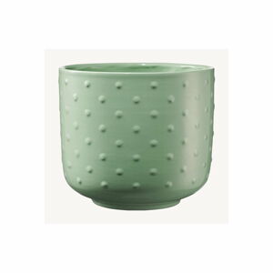 Jasnozielona ceramiczna doniczka Big pots Baku, ø 13 cm